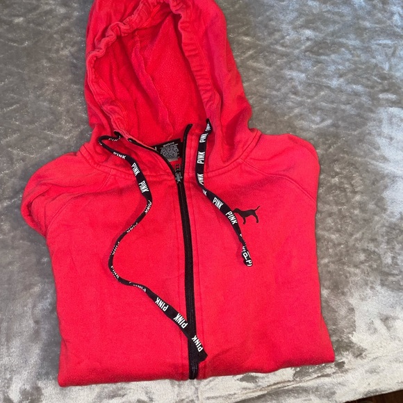 Victoria Secret Pink zip up hoodie size xs - Picture 1 of 2
